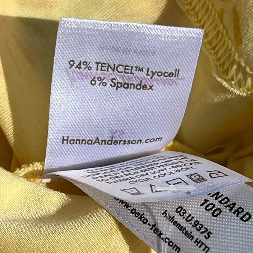 Hanna Andersson Sunshine Day Infant Hat Cap Yellow Sun Print XS Baby 2024 NWT